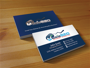 Business Card Design by Creations Box 2015 for Moxie SEO | Design: #6401094