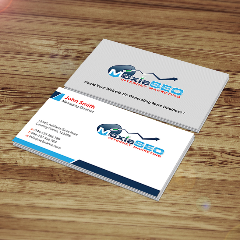 Business Card Design by Creations Box 2015 for Moxie SEO | Design #6401106