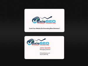 Business Card Design by Creations Box 2015 for Moxie SEO | Design: #6401107