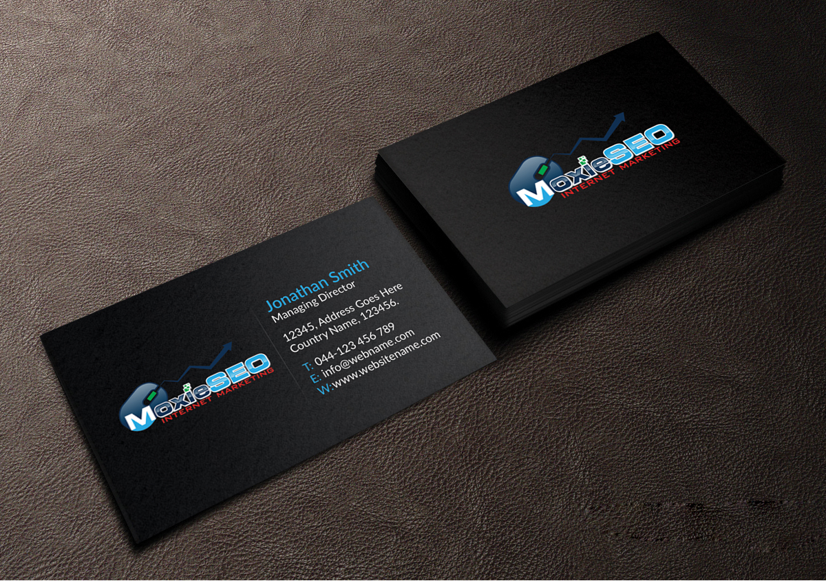Business Card Design by Creations Box 2015 for Moxie SEO | Design #6401112