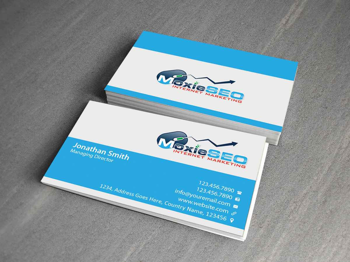 Business Card Design by Creations Box 2015 for Moxie SEO | Design #6401122