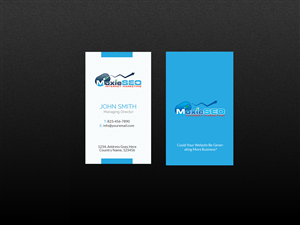 Business Card Design by Creations Box 2015 for Moxie SEO | Design: #6401127