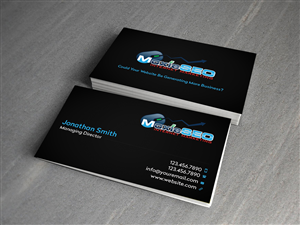 Business Card Design by Creations Box 2015 for Moxie SEO | Design: #6401128