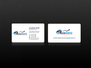 Business Card Design by Creations Box 2015 for Moxie SEO | Design: #6401134