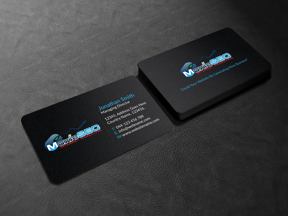 Business Card Design by Creations Box 2015 for Moxie SEO | Design #6401139