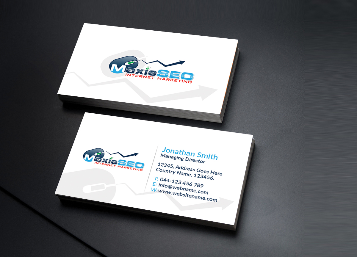Business Card Design by Creations Box 2015 for Moxie SEO | Design #6421271
