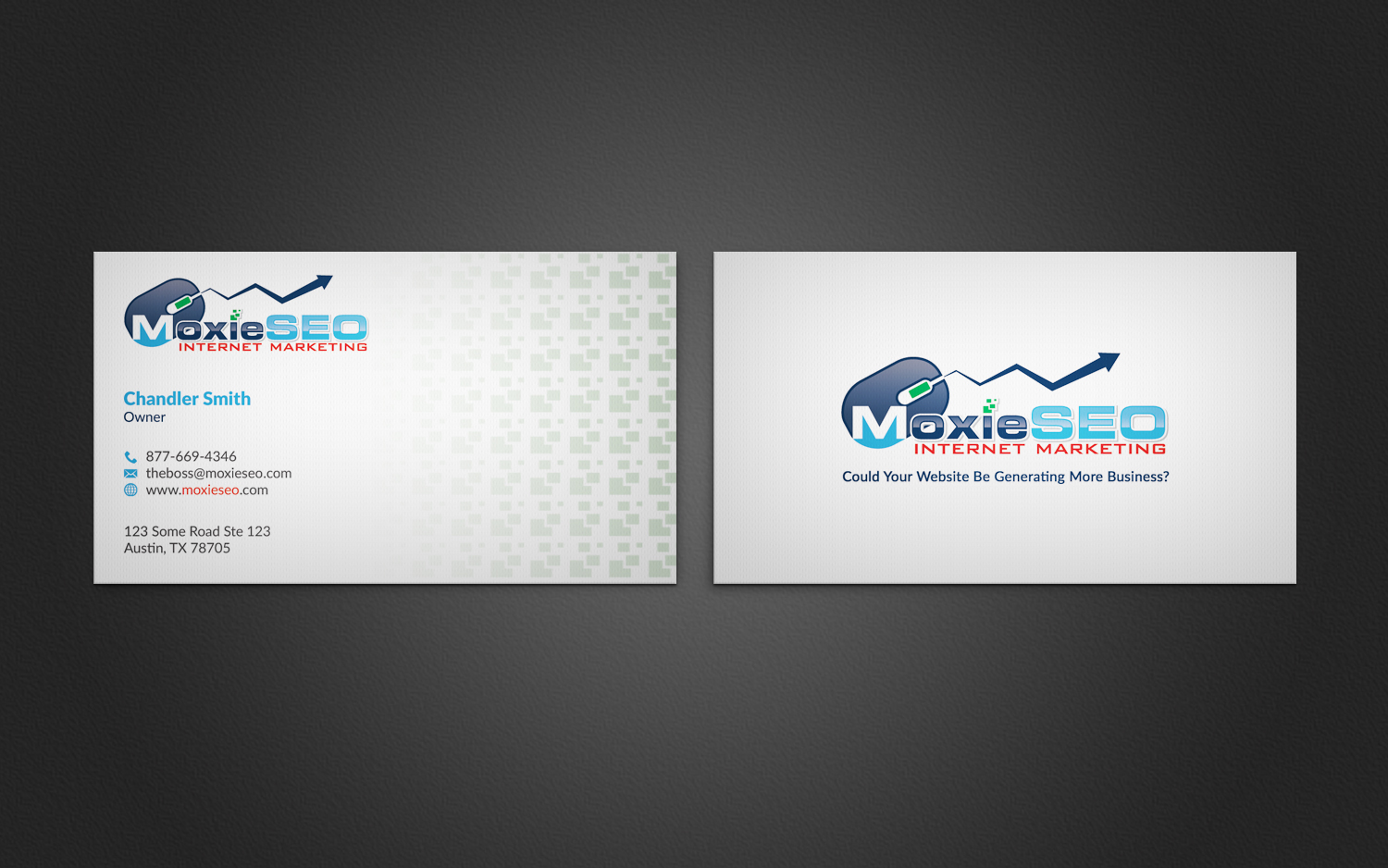 Business Card Design by upwork for Moxie SEO | Design #6412205