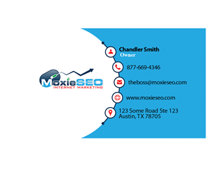 Diseño de Tarjeta de Presentación por zicocreations para Moxie SEO | Diseño #6395043