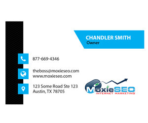 Business Card Design by zicocreations for Moxie SEO | Design: #6395466