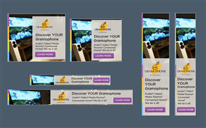 Diseño De Banner Publicitario por yadunath para Gramophone | Diseño: #1757034