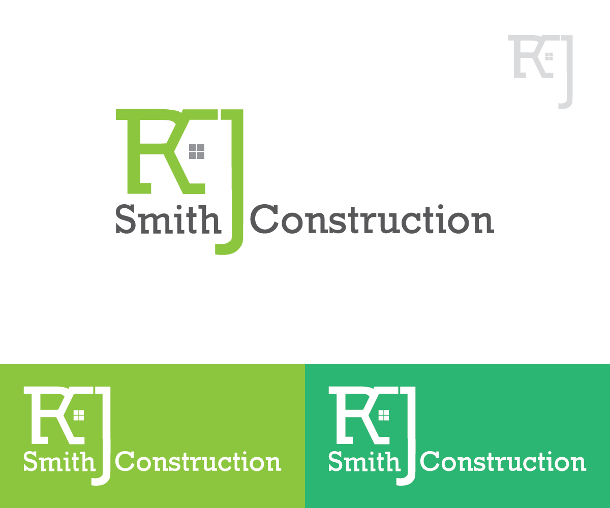 Logo Design by KeyReative_Krowd for RJ Smith Construction | Design #6419539