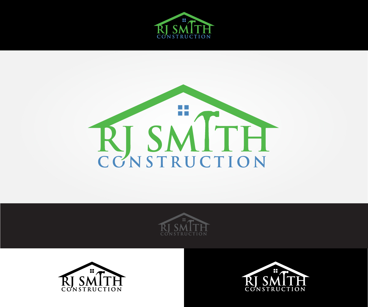 Logo Design by sangeloenriquez for RJ Smith Construction | Design #6399499