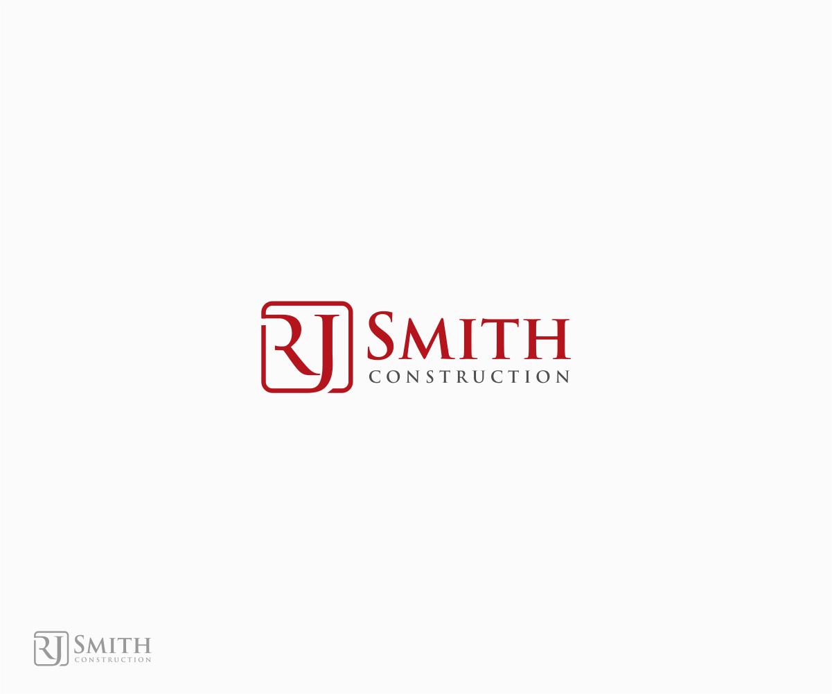 Logo Design by Eightynine0274 for RJ Smith Construction | Design #6424172