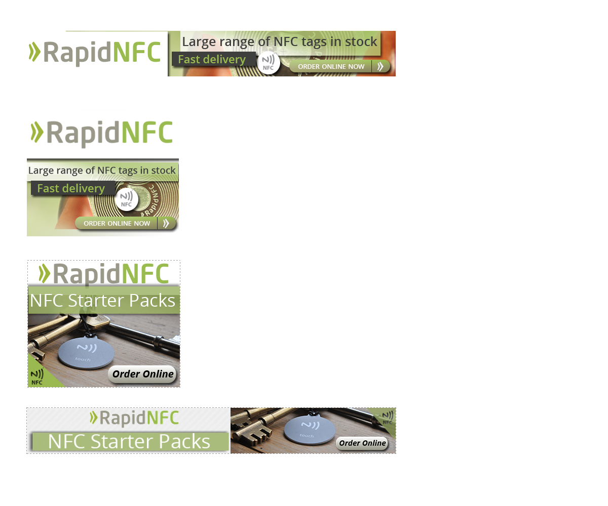 Design de Bannière  par Kristina Andonoff pour RapidNFC Ltd | Design #6474894