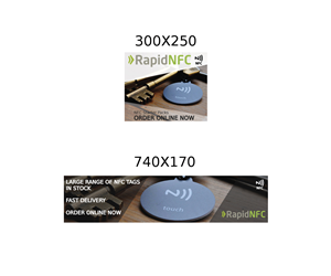 Banner Ad Design by Vishnudas.pn for RapidNFC Ltd | Design #6478246