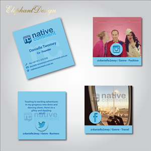Business Card Design by ElephantDesign