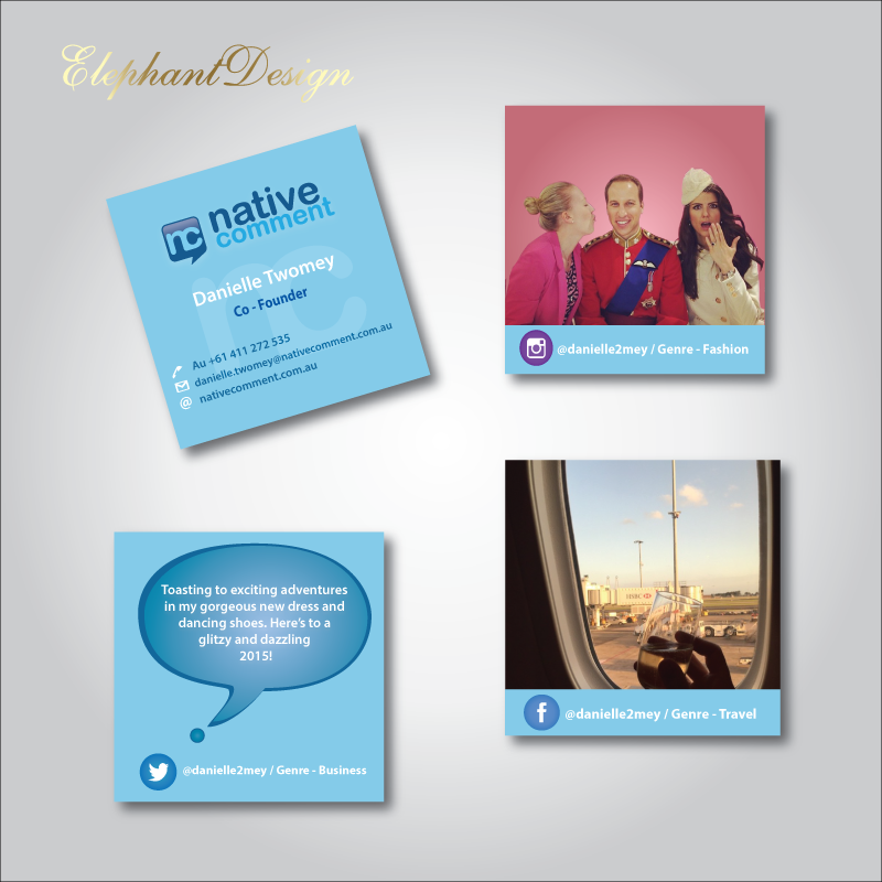 Business Card Design by ElephantDesign for this project | Design #6404090