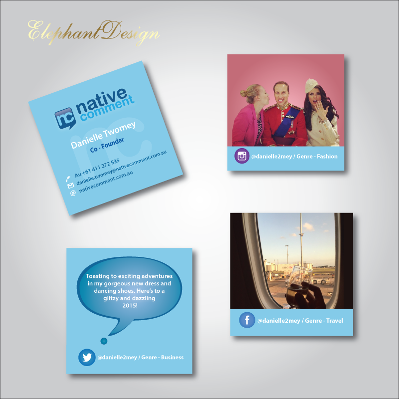 Visitenkarten-Design von ElephantDesign für dieses Projekt | Design #6410829