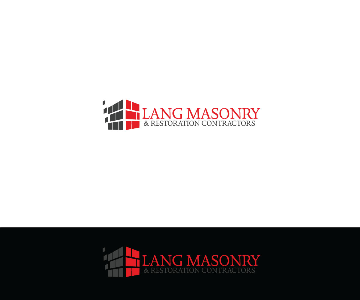 Logo Design by mukta for Lang Masonry & Restoration Contractors | Design #6479785