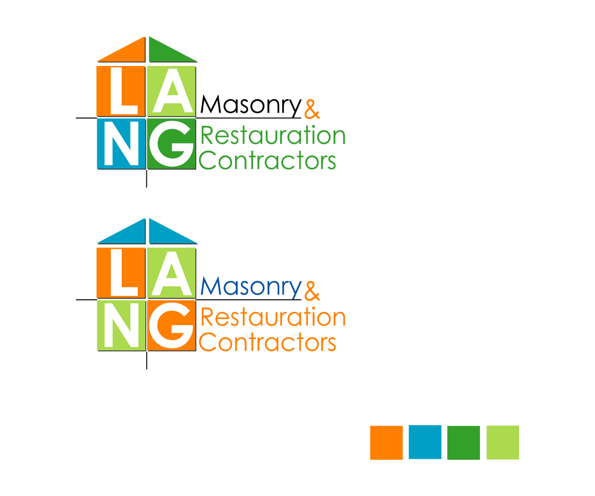 Logo Design by s'art for Lang Masonry & Restoration Contractors | Design #6479712