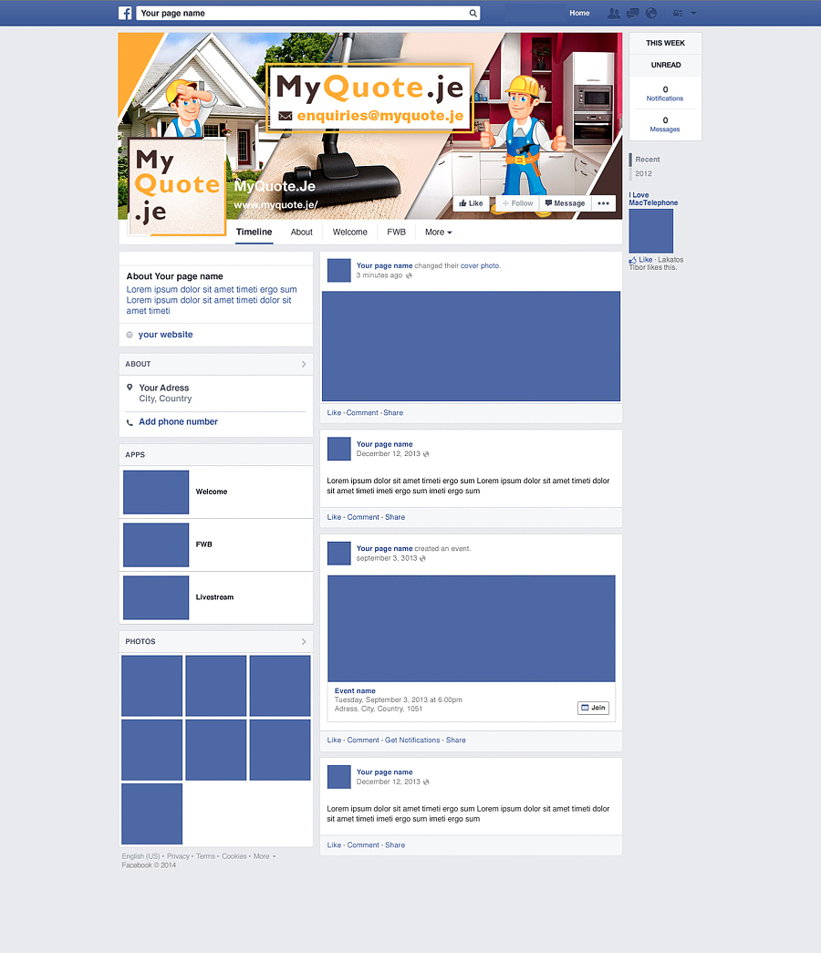Facebook-Design von Latest Design Ideas für dieses Projekt | Design #6406359