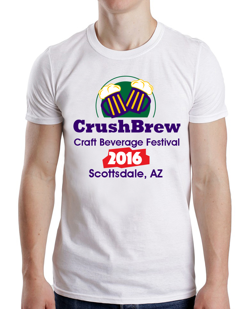 T-shirt Design by PStudios for CrushBrew Festival | Design #6454969