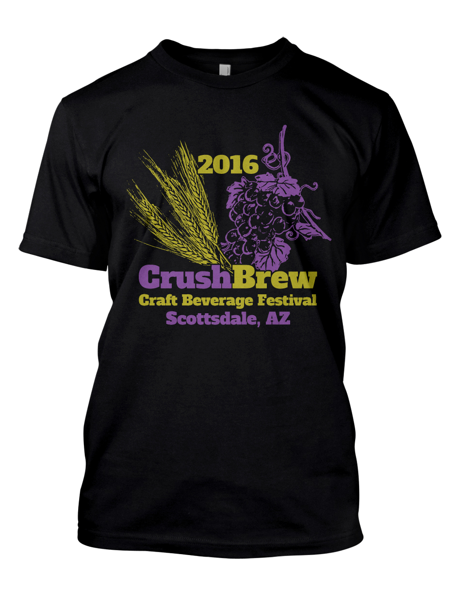 Diseño de Camiseta por Adrian para CrushBrew Festival | Diseño #6462318