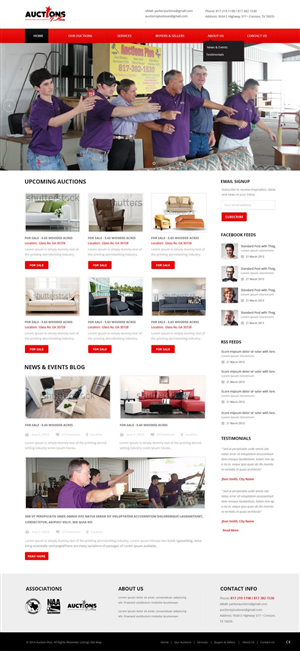 Web Design by pb for AuctionServices.com, Inc. | Design: #6400622