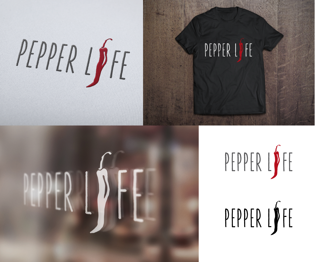 Logo Design by mariosigncom for The Pepper Life | Design #6485480