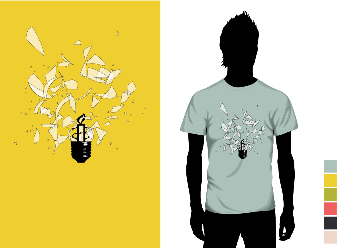 Diseño de Camiseta por andrewjonathanb para Amnesty International Australia | Diseño: #345318
