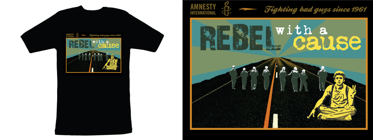 T-shirt Design by j/a/design for Amnesty International Australia | Design #347708