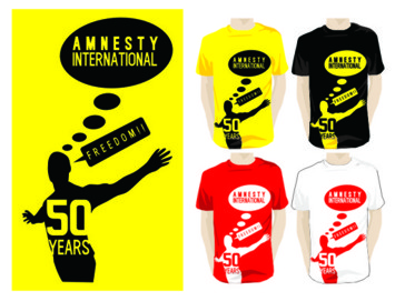 T-shirt Design by Fat 'D for Amnesty International Australia | Design #339370