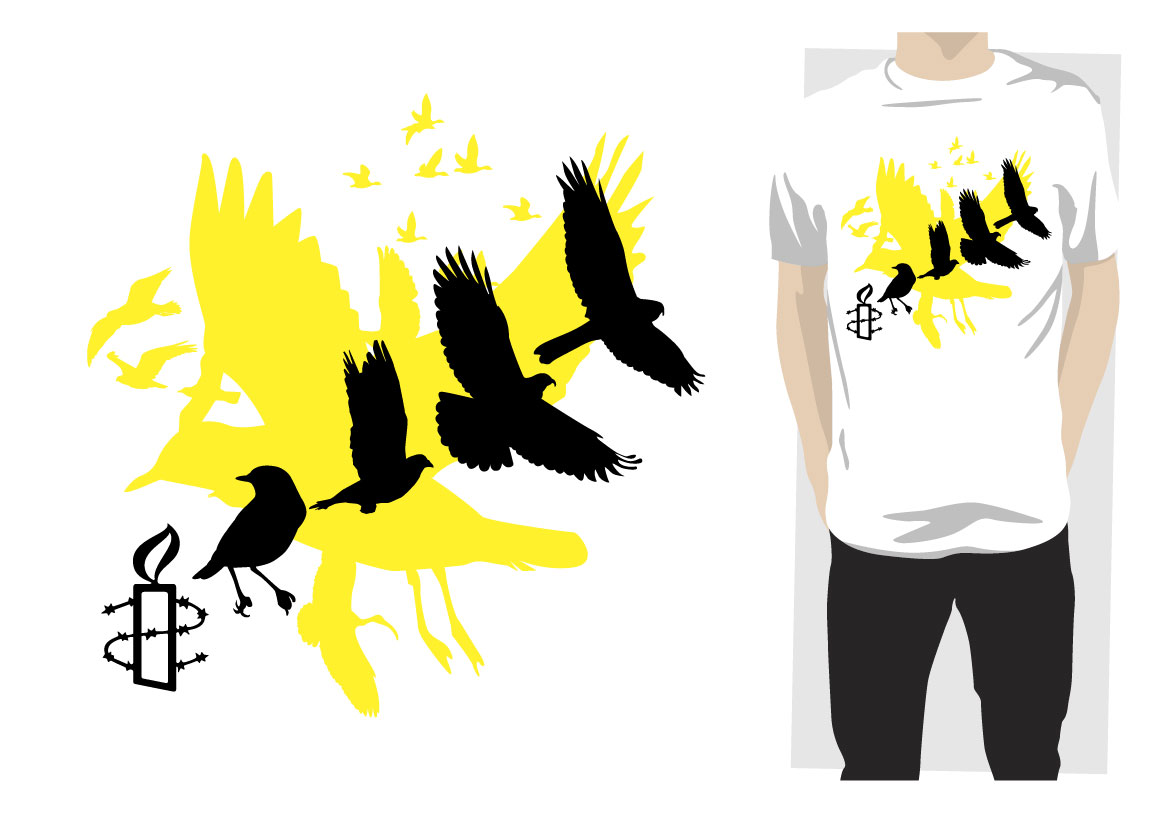 Design de T-shirt par ReigeDesign pour Amnesty International Australia | Design #349018