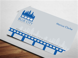 Blue City Productions | Business Card Design by creativebug