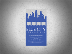 Blue City Productions | Business Card Design by diRtY.EMM