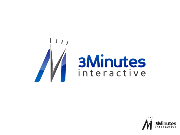 Logo Design by Uyox Soul for 3minutes interactive | Design #343899