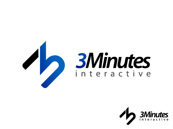 Logo Design by Uyox Soul for 3minutes interactive | Design #344023