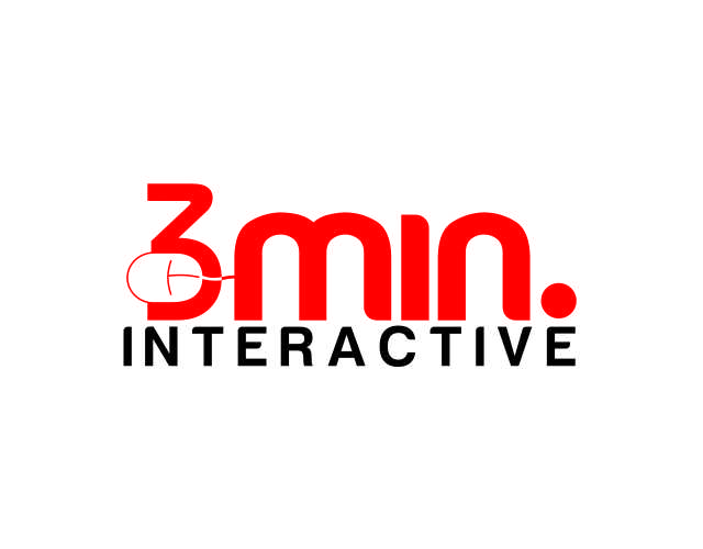 Logo Design by Ritesh Singh for 3minutes interactive | Design #340509