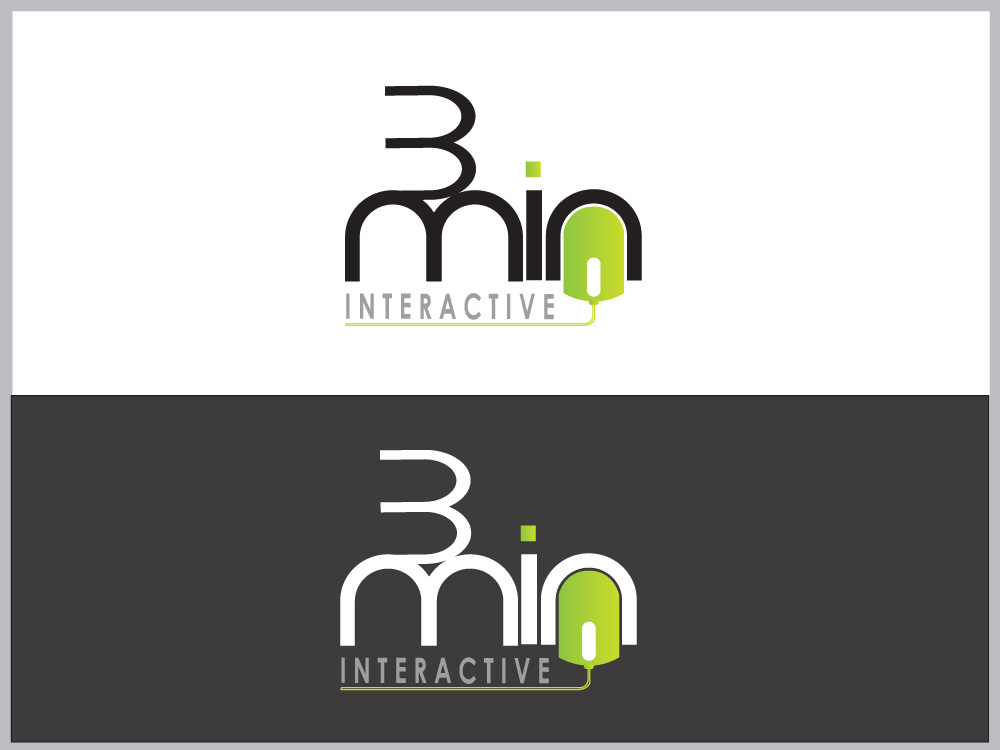 Logo Design by T2Dezign for 3minutes interactive | Design #353103