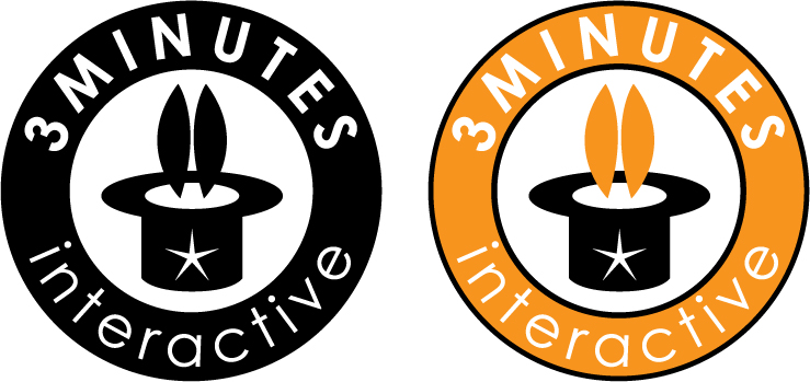 Logo Design by Brenda Chambers for 3minutes interactive | Design #338960