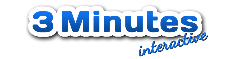 Logo Design by Luis Hoyos for 3minutes interactive | Design #353356