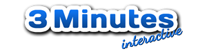 Logo Design by Luis Hoyos for 3minutes interactive | Design: #353356