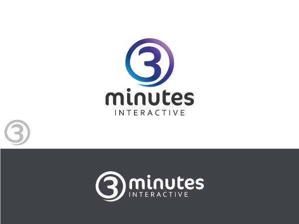 Logo Design by Darina Stoianova for 3minutes interactive | Design #340838