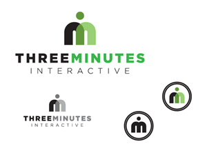 Logo Design by one44 Design Studio for 3minutes interactive | Design: #343248