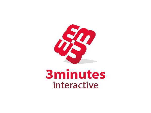 Logo Design by mag wong for 3minutes interactive | Design #340658