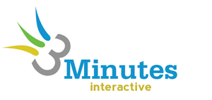Logo Design by ColorWebWorld for 3minutes interactive | Design #349137