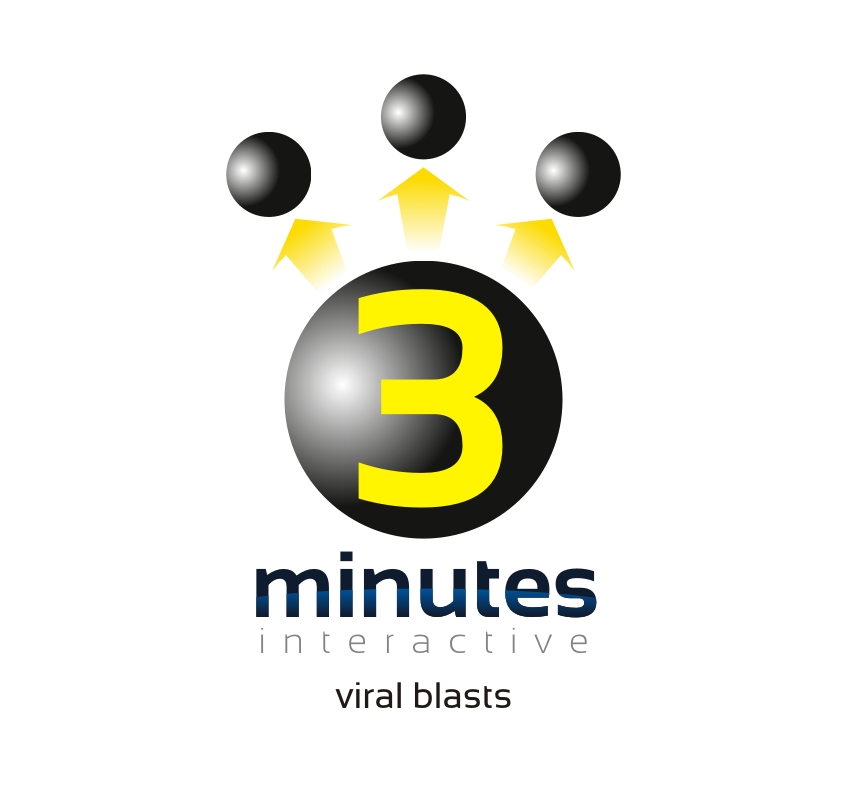 Logo Design by Sledgehammer for 3minutes interactive | Design #340676