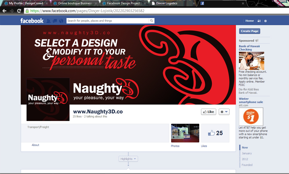 Facebook Design by diRtY.EMM for itPrint Australia | Design #1684576