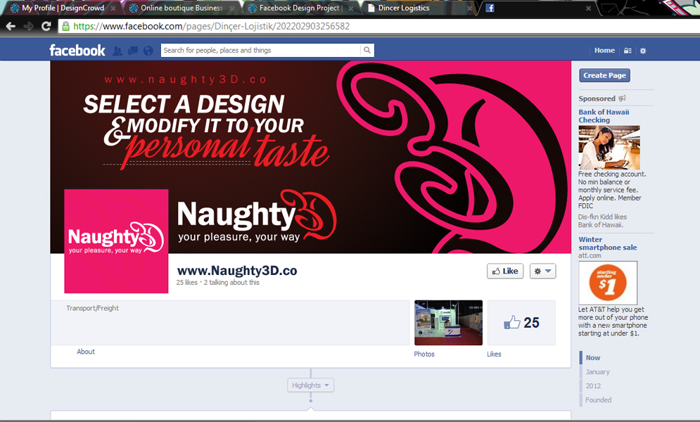 Facebook-Design von diRtY.EMM für itPrint Australia | Design #1684578