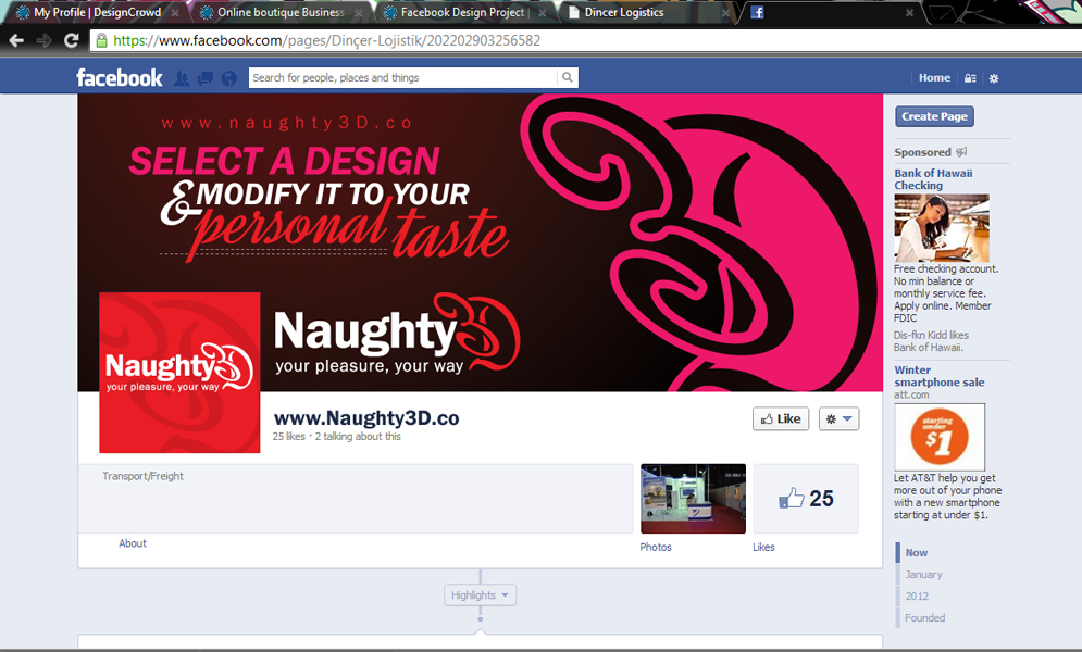 Facebook-Design von diRtY.EMM für itPrint Australia | Design #1684579